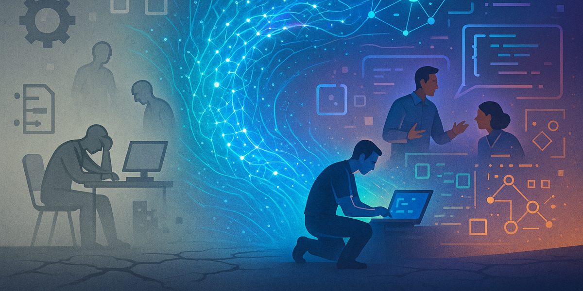 From Average to Obsolete: from Human Skills to Software Companies